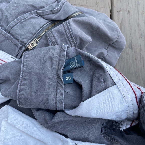 Polo Ralph Lauren Cargo Shorts Men's 38 Light Grey Surplus Fit Military RL-067 - Picture 7 of 8